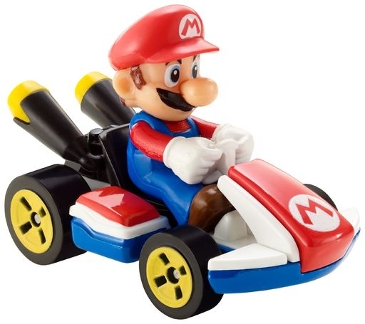 HOT WHEELS Mario Kart automodeliukas Mario GBG Mašinėlės ir modeliukai