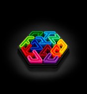 SMART GAMES Žaidimas IQ Hexagon, SMA#314