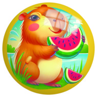 JOHN Capybara vinilinis kamuolys, 230 mm, 50166