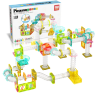 PICASSO TILES Magnetinis konstruktorius Marble Run 80 det., PTMG80