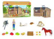 COLLECTA raitelis su žirgu ir tvarto rinkinys, 84246