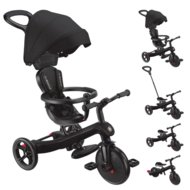 GLOBBER triratukas Explorer Trike 4in1, juodas, 634-120
