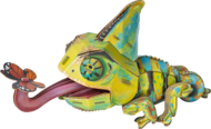 MAKEBUG 3D popierinė delionė Chameleon, MB-D-0050