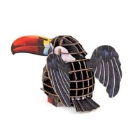 MAKEBUG 3D popierinė delionė red-billed toucan, MB-D-0007