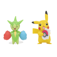 POKEMON Pikachu ir Roselia veiksmo figūrėlės, 2 vnt, PKW2487