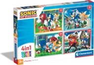 CLEMENTONI SONIC dėlionė, 4in1, 21522