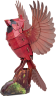 MAKEBUG 3D popierinė delionė American Cardinal, MB-D-0055