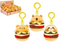 MOCHI POP pliušinis pakabukas Kawaii Burger, 10 cm, asort., 456393