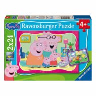 RAVENSBURGER vaikiška dėlionė Peppa Pig, 2x24 det., 12004184