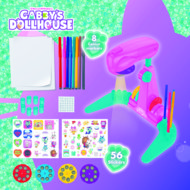 GABBY'S DOLLHOUSE piešimo rinkinys su projektorium, 106936