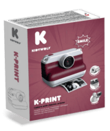 KIDYWOLF KIDYWOLF momentinis fotoaparatas su terminiu spausdinimu, raudonas, K-PRINT-RD