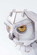 MAKEBUG 3D popierinė delionė Snowy Owl, MB-B-0009