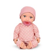 LULLABABY lėlė kūdikis su rožine pižama, LBY7216Z