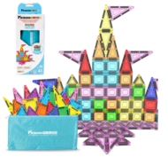 PICASSO TILES Magnetinis konstruktorius Construction set with Pencil box 65 det., PN03