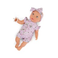 LULLABABY lėlė kūdikis su gėlių suknele, LBY7303Z