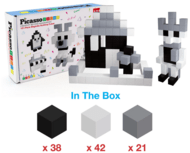 PICASSO TILES Magnetinis konstruktorius Magnetic Cube Puzzle 101 det., PMC101