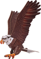 MAKEBUG 3D popierinė delionė Bald Eagle, MB-D-0057