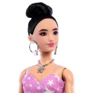 BARBIE Deluxe Fashionistas lėlė rožine suknele, JJN71