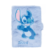 STITCH DISNEY A5 pūkuota užrašų knygutė mėlyna, 99534PTR