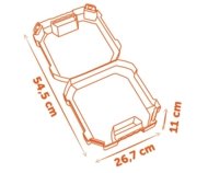 SMOBY BLACK & DECKER meistro įrankių rinkinys, 7600360938