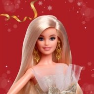 BARBIE Holiday kolekcinė šviesiaplaukė lėlė, JBH95
