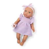 LULLABABY lėlė kūdikis su alyvinės spalvos megztiniu, LBY7313Z
