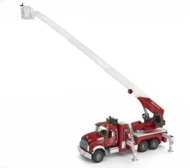 BRUDER 1:16 gaisrinis automobilis MACK Granite su kopėčiomis ir vandens pompa, 02821