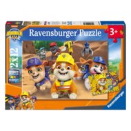 RAVENSBURGER PUZZLE dėlionė Rubble & Crew, 2x12 det., 12004167 2