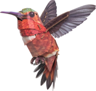 MAKEBUG 3D popierinė delionė Hummingbird, MB-D-0058