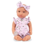 LULLABABY lėlė kūdikis su kombinezonu, juostele ir pagalve, LBY7672Z