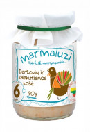 MARMALUZI daržovių ir kalakutienos košė 190g 6m+