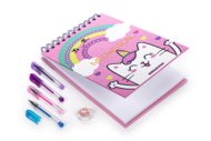 DREAM POP užrašinė su spalvotais rašikliais, vienaragiai, K30301-33014