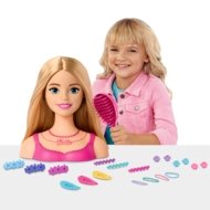 BARBIE Styling Head šviesių plaukų stilizavimo galva, HMD88