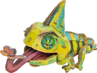 MAKEBUG 3D popierinė delionė Chameleon, MB-D-0050