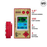 Orb Retro nešiojama žaidimų konsolė, 150 žaidimų, OR-RETARCCTL