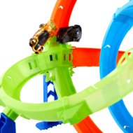 HOT WHEELS Stunt Tracks lenktynių trasos rinkinys – Dvigubos kilpos iššūkis, JHK73