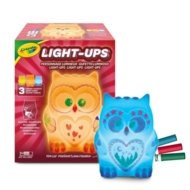 CRAYOLA šviečianti dažoma lempa Light-Ups Pelėda, 74-7850