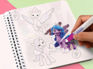 DODO vandens spalvinimo knyga My Little Pony, 200445