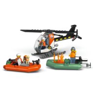 60504 LEGO® City pakrantės gelbėtojų kateris ir sraigtasparnis
