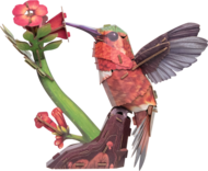 MAKEBUG 3D popierinė delionė Hummingbird, MB-D-0058
