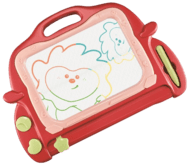 Magnetinė piešimo - rašymo lenta, raudona, 2310K0223