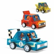 DJECO kūrybinis lenktyninių automobilių kūrimo rinkinys Grand Prix, DJ07932