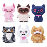 FUGGLER pliušinis raktų pakabukas - monstriukas Alley Cat, 1 serija, asort., 15789