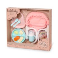 LULLABABY lėlės kėdutė su užsegimu ir priedais, LBY7700Z