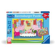 RAVENSBURGER PUZZLE dėlionė Peppa Pig, 2x12 det., 12004017 0