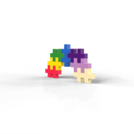 PLUS PLUS konstruktorius Išmok statyti Colorverse, 3998