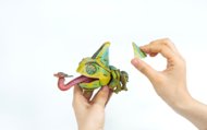MAKEBUG 3D popierinė delionė Chameleon, MB-D-0050