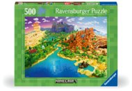 RAVENSBURGER dėlionė World of Minecraft, 500d., 1568