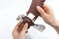 MAKEBUG 3D popierinė delionė Bald Eagle, MB-D-0057