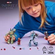 76320 LEGO® Super Heroes Marvel Geležinis žmogus ir Karo mašina prieš „Hammer“ dronus